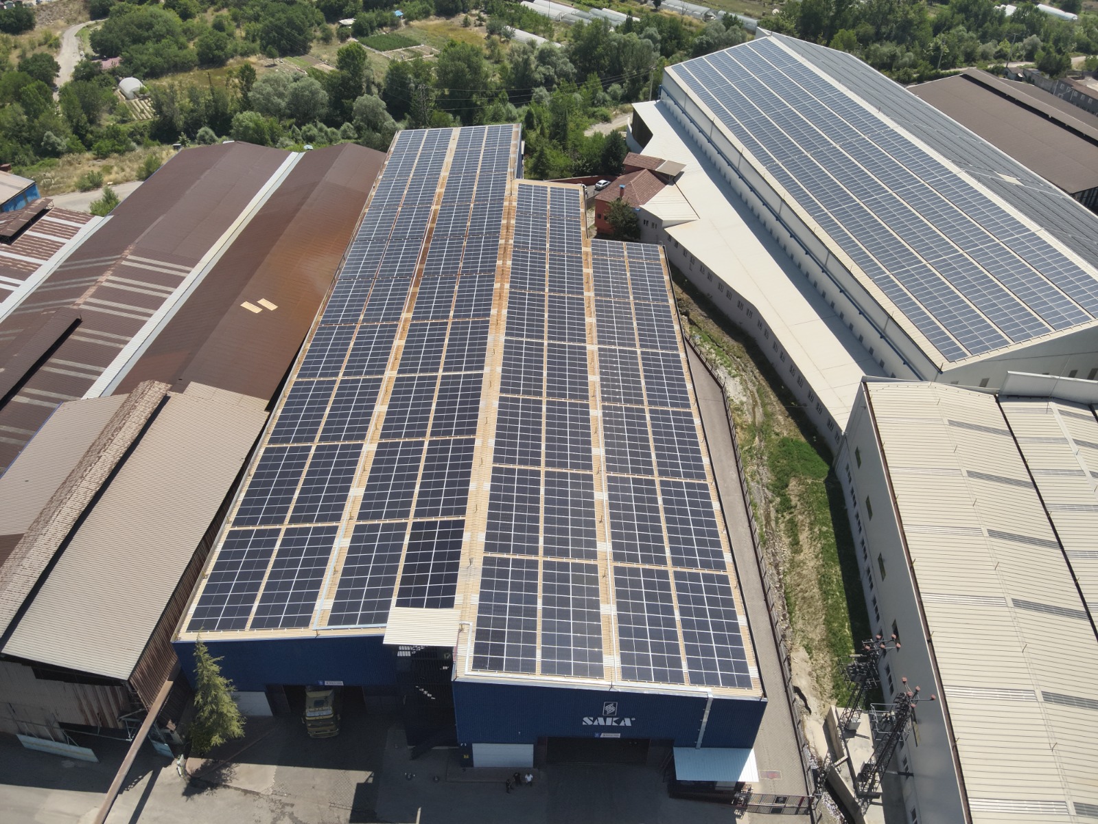 Fabrika Çatısı Güneş Enerjisi